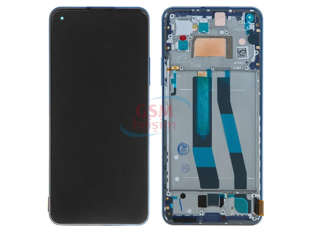 Xiaomi Mi 11 Lite Lcd Ekran Mavi (Orijinal)(Çıtalı)(Servis)