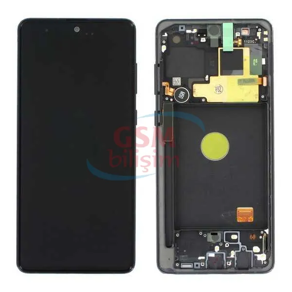 Samsung Note 10 Lite Lcd Ekran Siyah (Orijinal)(Çıtalı)(Servis)