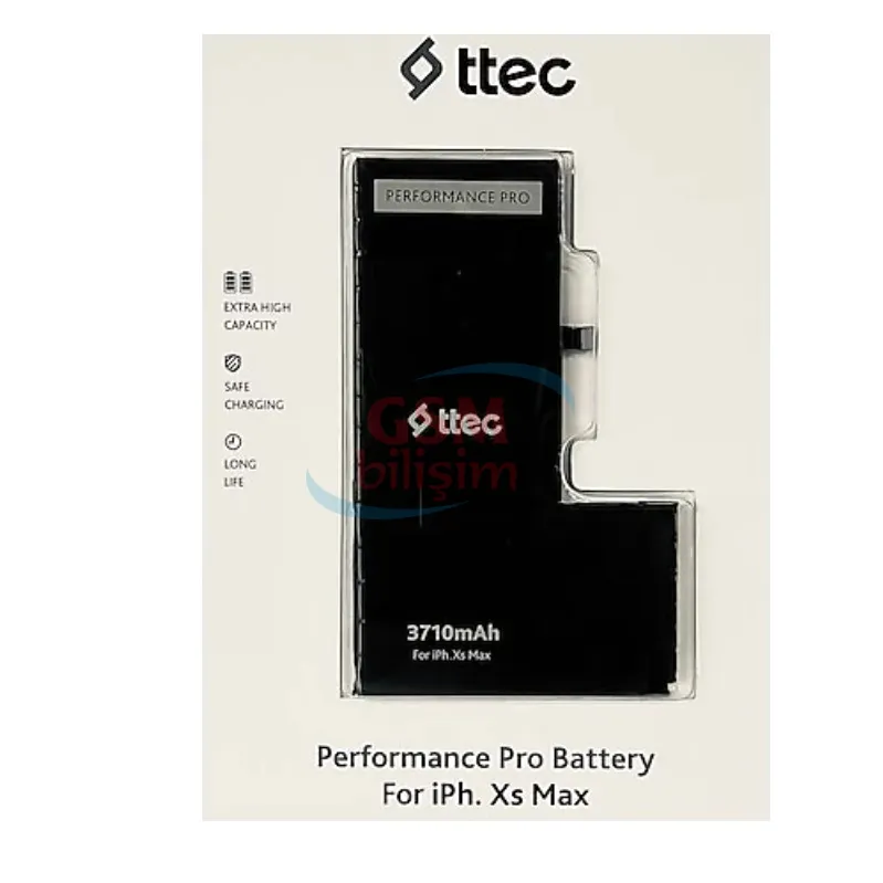 Ttec iPhone XS Max Pil Batarya 3710mAh (2BTP143)
