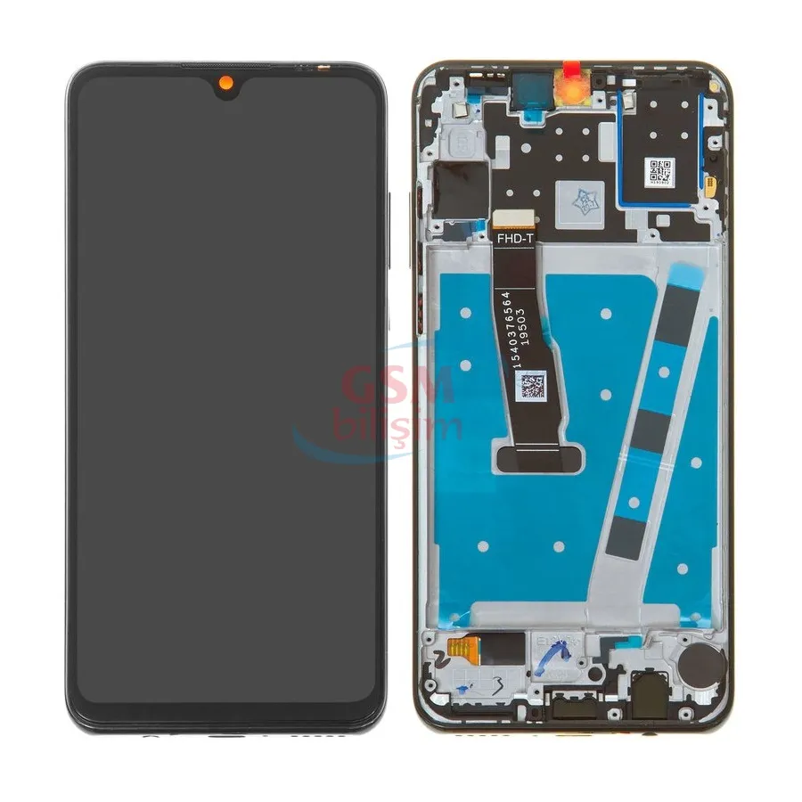 Huawei P30 Lite Lcd Ekran Siyah (48Mp)(Çıtalı)(Orijinal)(Çıkma)
