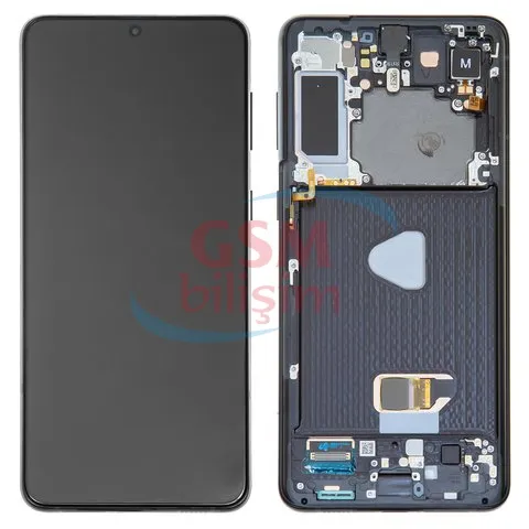 Samsung S21 Plus Lcd Ekran Violet (Çıtalı)(Orijinal)(Revize)