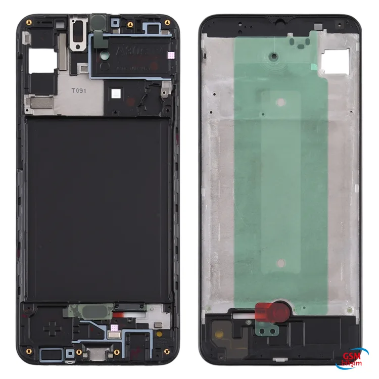 Samsung A30S Ekran Çıtası Siyah (Orta Kasa)