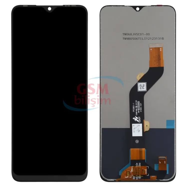 Tecno Spark 7p Lcd Ekran Siyah (Orijinal)(KF7j)