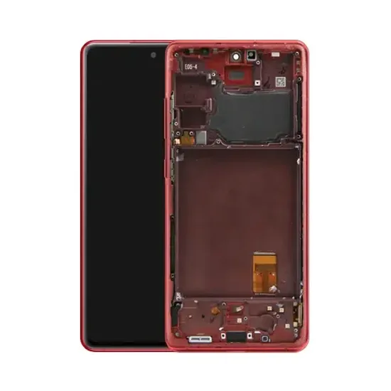 Samsung S20 FE Lcd Ekran Kırmızı (Çıtalı)(Orijinal)(Revize) - Görsel 2