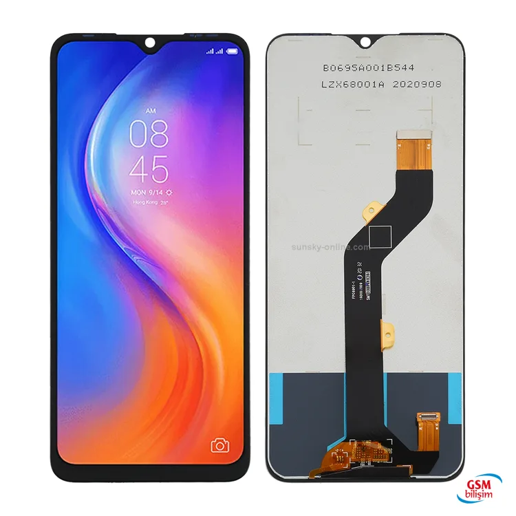 Tecno Spark 5 Air / 6 Air Lcd Ekran Siyah (KE6)