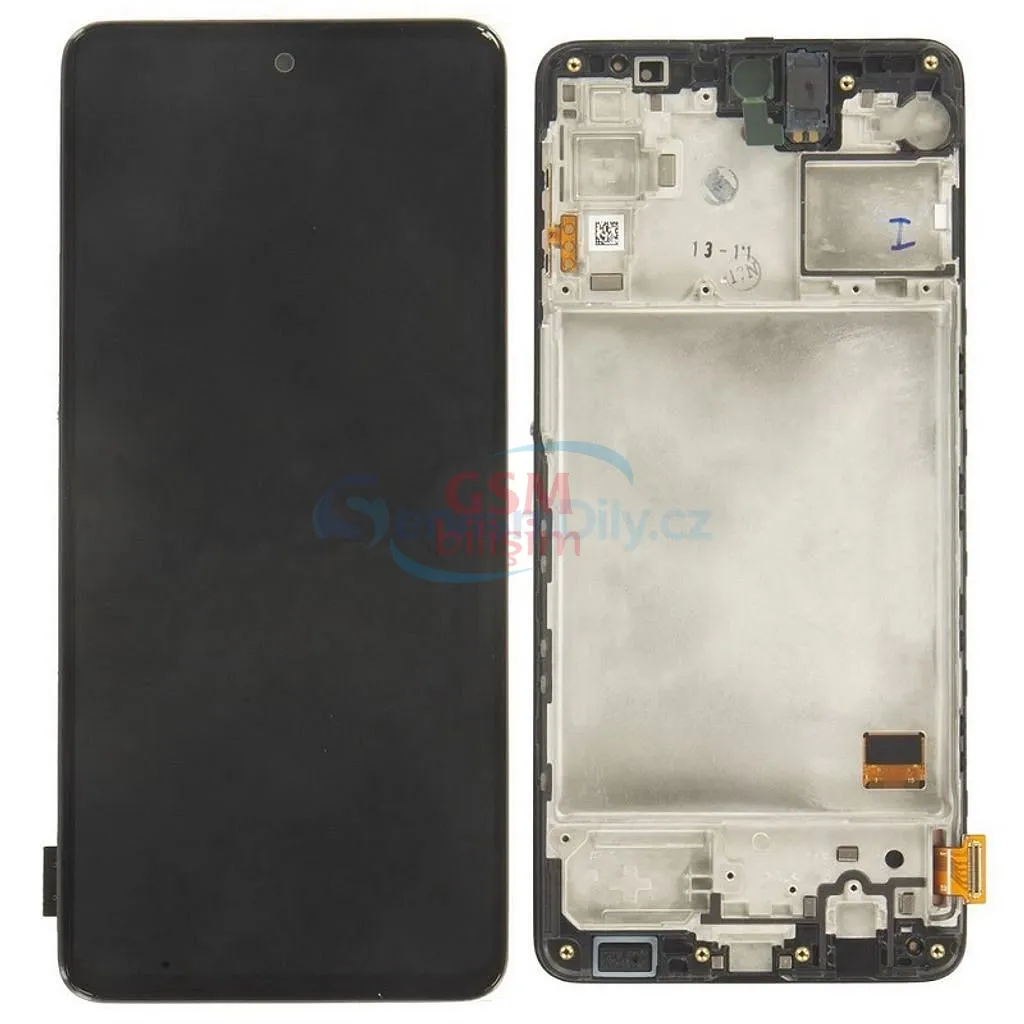 Samsung M31s Lcd Ekran Siyah (Çıtalı)(Orijinal)(Servis)