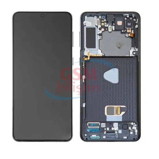 Samsung S21 Plus Lcd Ekran Siyah (Orijinal)(Çıtalı)(Servis)
