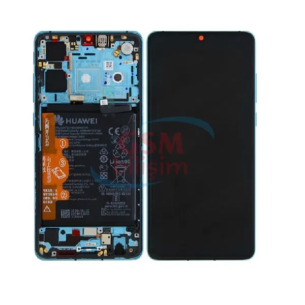 Huawei P30 Lcd Ekran Siyah (Çıtalı)(Orijinal)(Servis)