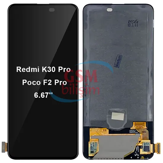 Xiaomi Poco F2 Pro Lcd Ekran Gold (Orijinal)(Servis)