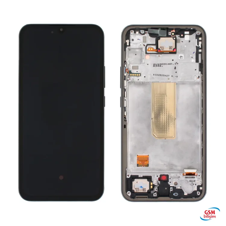 Samsung A34 Lcd Ekran Siyah (Çıtalı)(Orijinal)(Servis)
