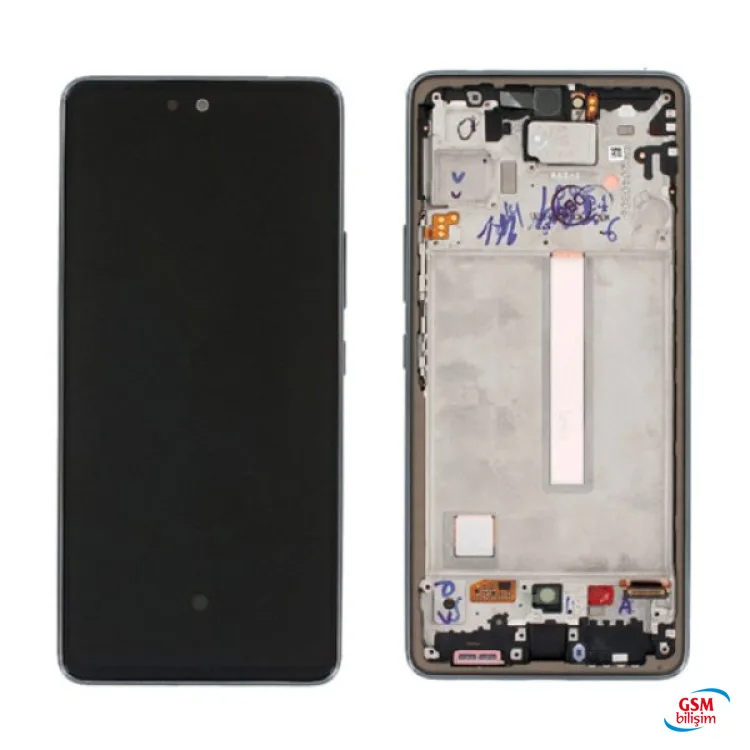 Samsung A53 Lcd Ekran Siyah (Çıtalı)(Orijinal)(Servis)(5G)