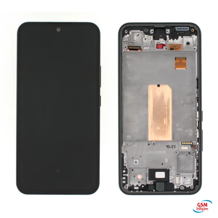Samsung A54 Lcd Ekran Siyah (Çıtalı)(Orijinal)(Servis)