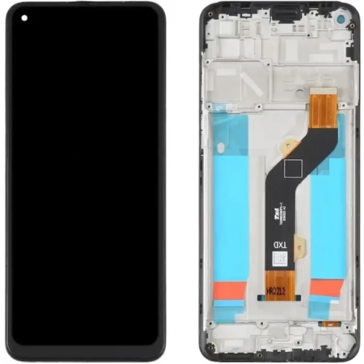 Infinix Hot 10 Lcd Ekran Siyah (Çıtalı)