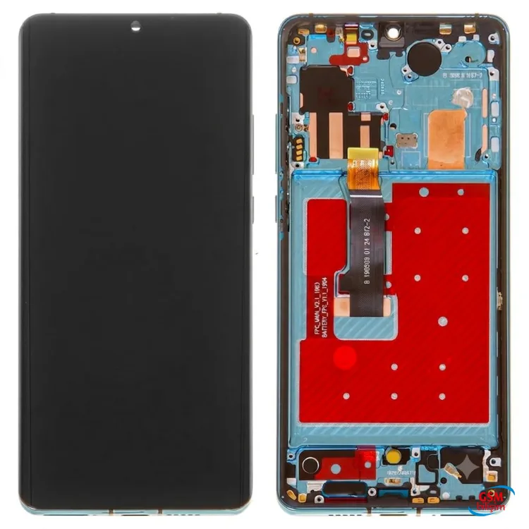 Huawei P30 Lcd Ekran Mavi (Çıtalı)(Orijinal)(Servis)