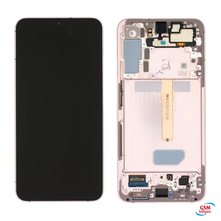 Samsung S22 Plus Lcd Ekran Gold (Orijinal)(Çıtalı)(Revize)