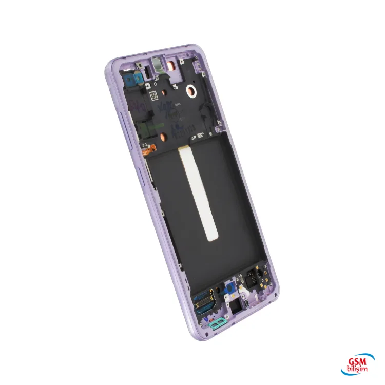 Samsung S21 FE Lcd Ekran Violet (Çıtalı)(Orijinal)(Revize)