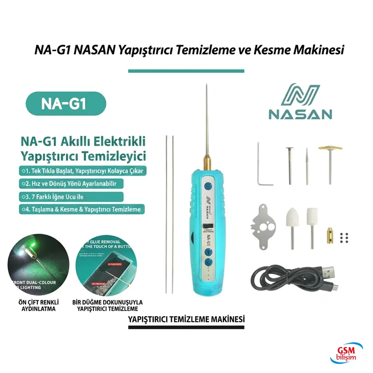 Nasan NA-G1 Oca Temizleme Ve Uçları (DRAMEL)