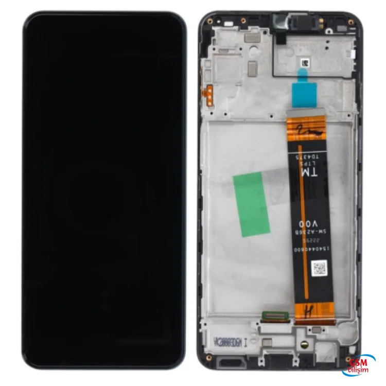 Samsung A23 Lcd Ekran Siyah (Çıtalı)(Orijinal)(Servis)