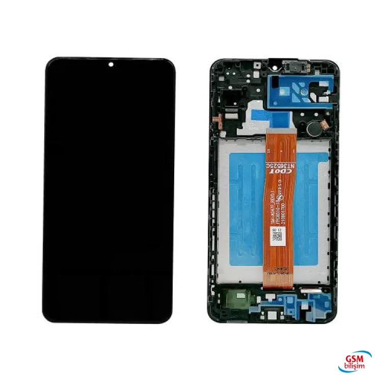 Samsung A04S Lcd Ekran Siyah (Çıtalı)(Orijinal)(Servis)
