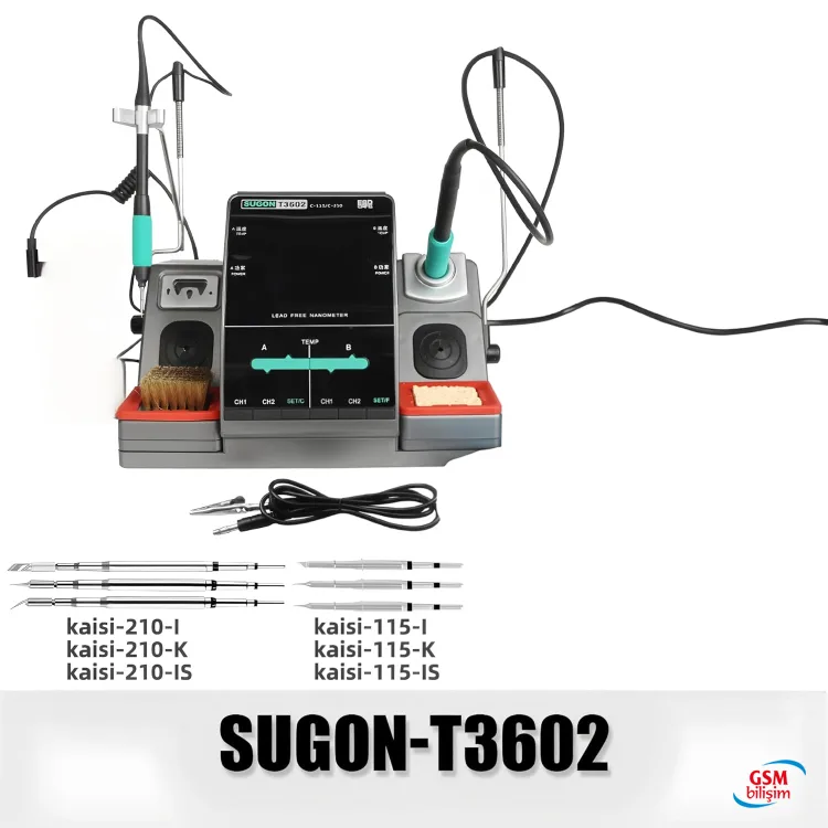 Sugon T3602 Çift Kollu Lehim Makinesi - Görsel 4