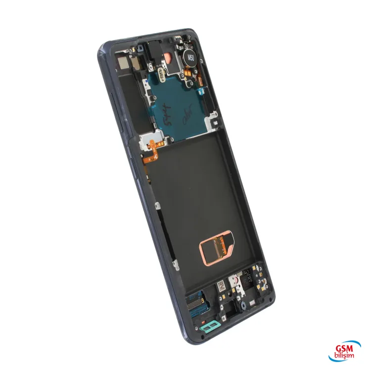 Samsung S21 Lcd Ekran Silver (Orijinal)(Çıtalı)(Revize) - Görsel 2