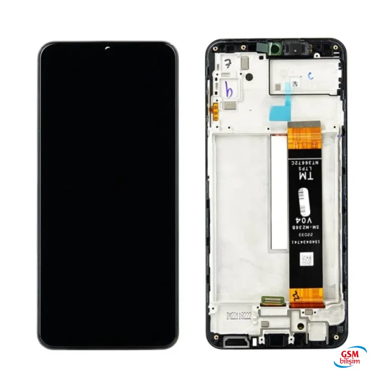 Samsung M23 Lcd Ekran Siyah (Çıtalı)(Orijinal)(Servis)