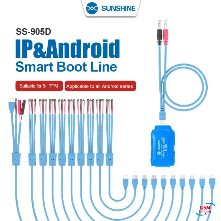 SunShine SS 905 Android iPhone Power Kablo Seti