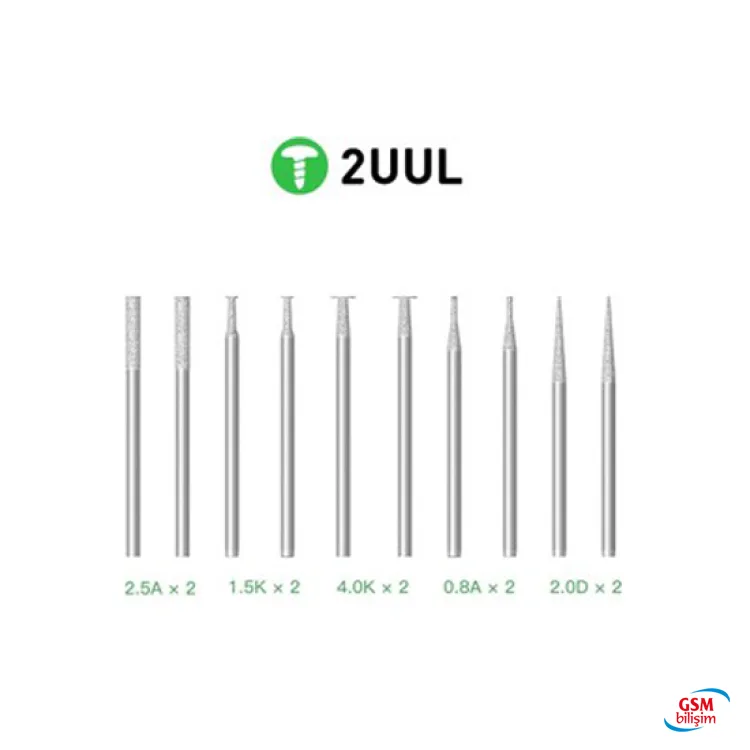 2UUL Dramel Kazıma Kesme Ucu (10 lu)