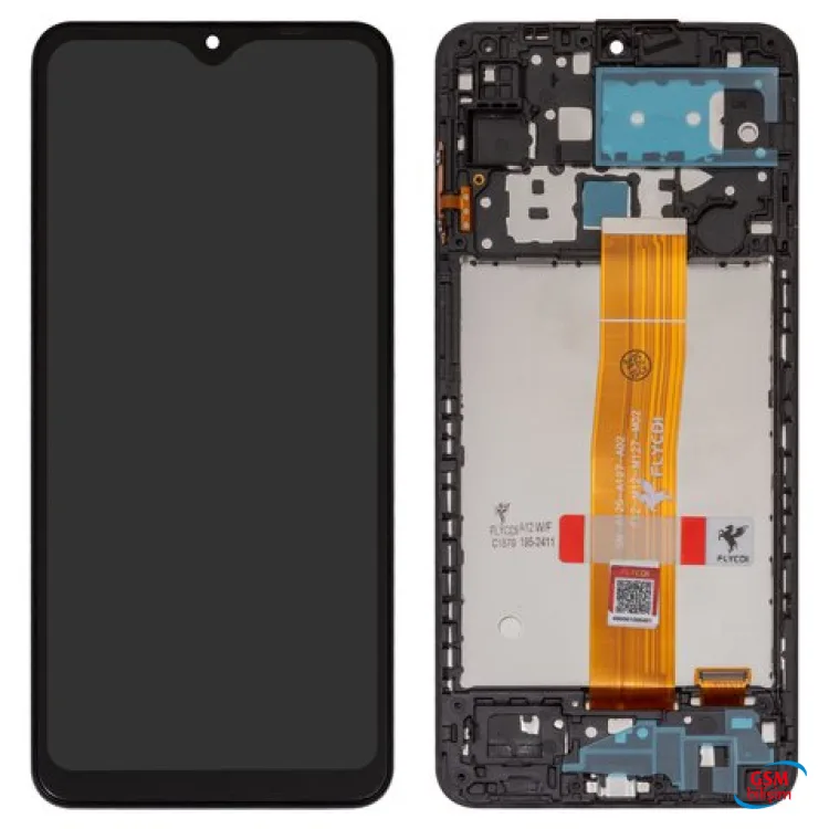 Samsung A12 Lcd Ekran Siyah (A125)(Çıtalı)(H.K.)