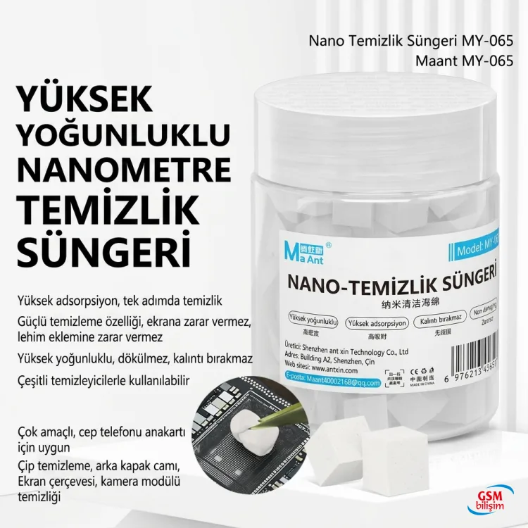 Maant Sihirli Küp Sünger (Entegre Altı Temizleme)