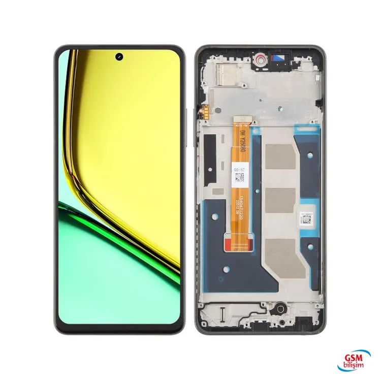 Realme 12 Lite Lcd Ekran Açık Yeşil (Orijinal)(Çıtalı)(Çıkma)