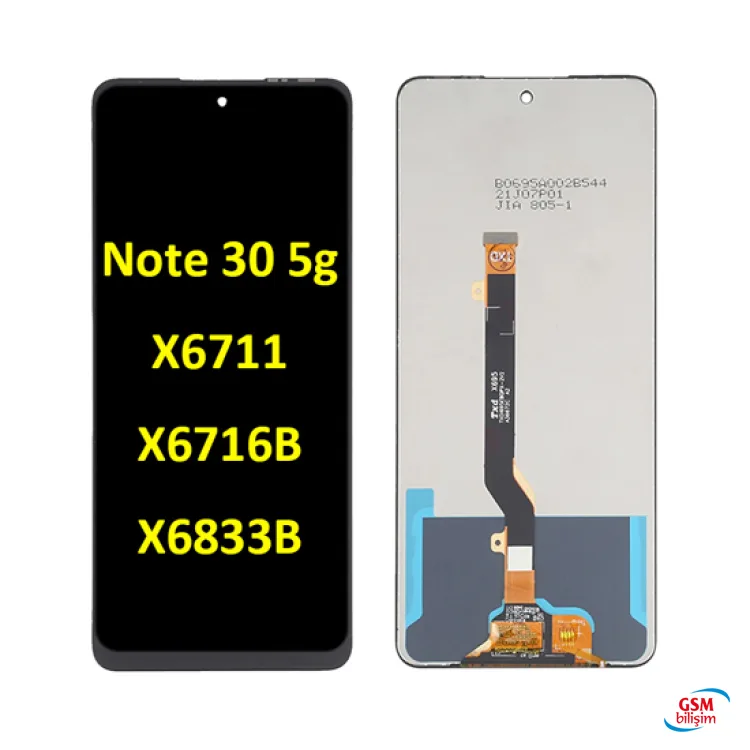 Infinix Note 30 Lcd Ekran Siyah (Orijinal) (5G)
