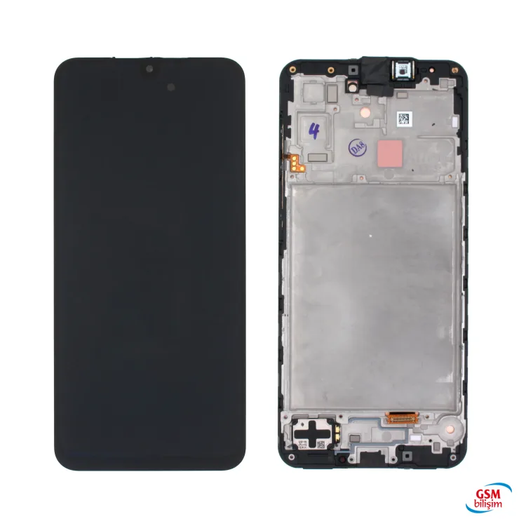 Samsung A17 Lcd Ekran Siyah (Çıtalı)(Orijinal)(Servis)(A176)