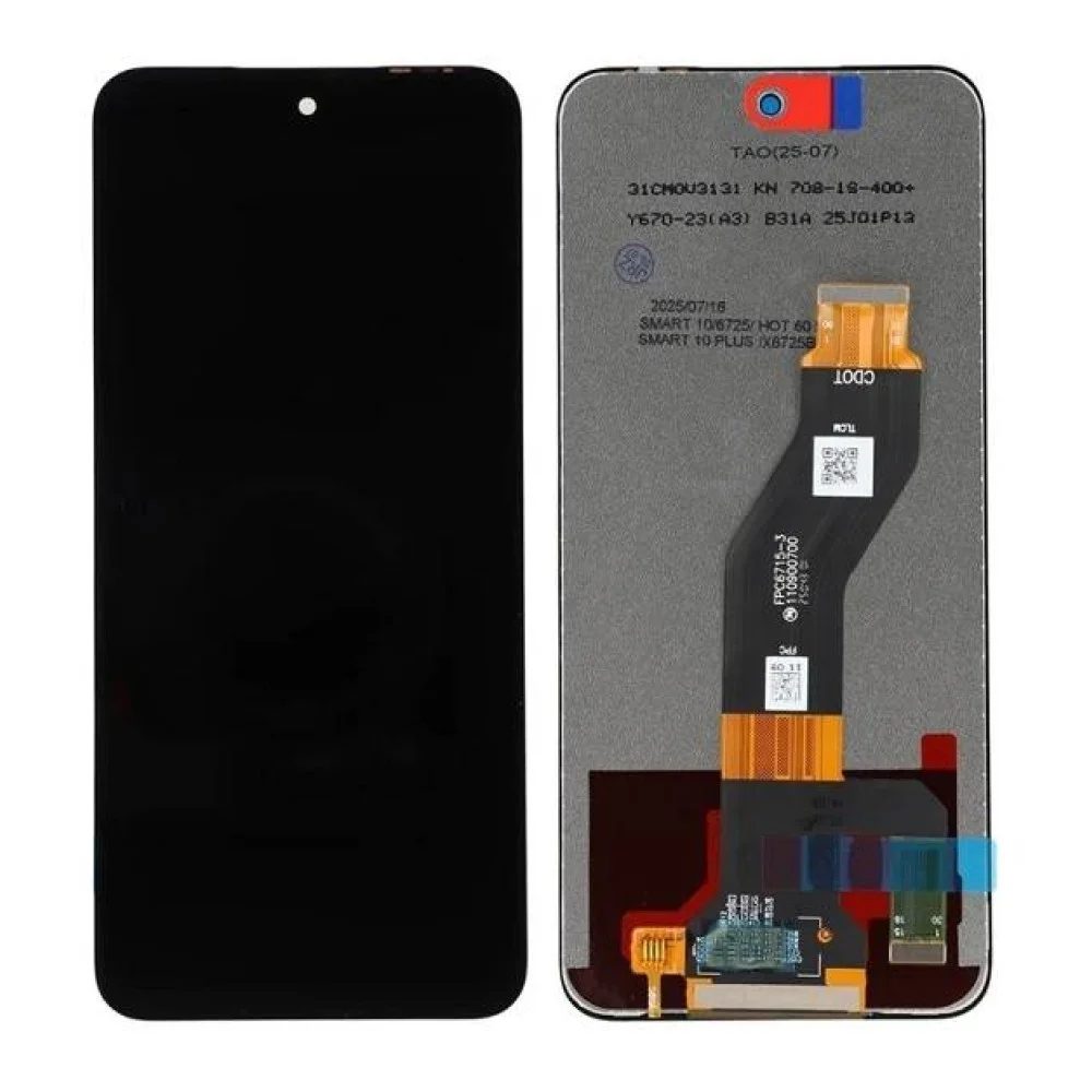 Infinix Hot 60 Lcd Ekran Siyah (Orijinal)(5G)