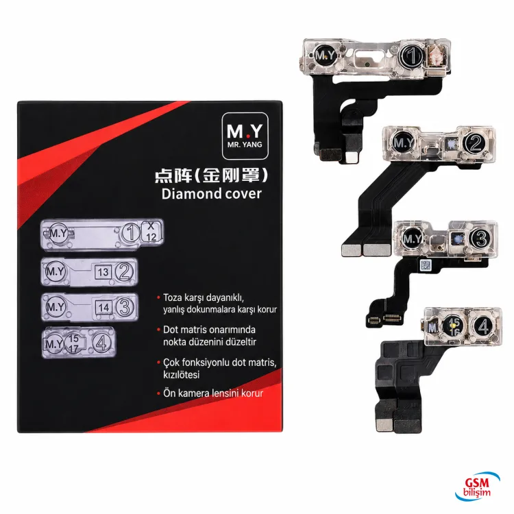 Mr Yang Ön Kamera Lens Toz Koruyucu Mıknatıslı Set