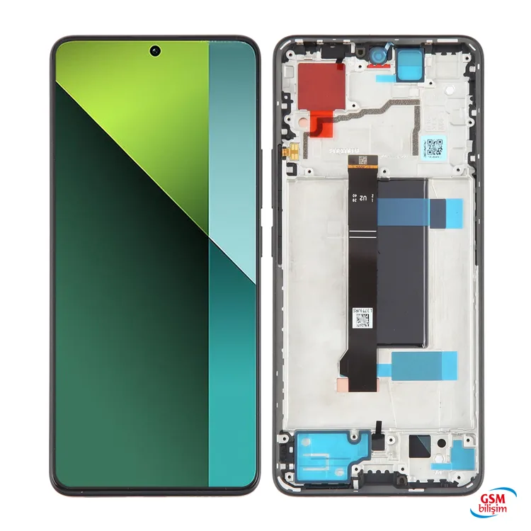 Xiaomi Redmi Note 13 Pro Lcd Ekran Siyah (Orijinal)(Çıtalı)(5G)