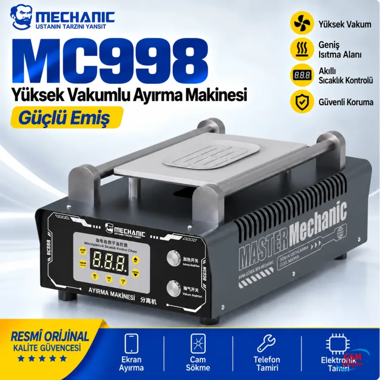 Mechanic Vakum Seperator Makinesi (8 inch) (MC 988)