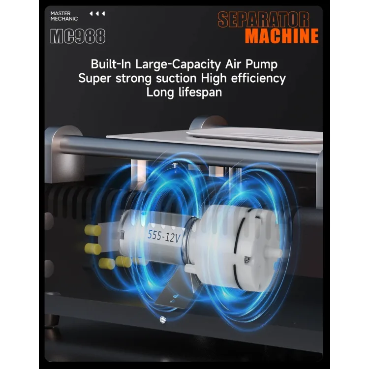 Mechanic Vakum Seperator Makinesi (8 inch) (MC 988) - Görsel 4